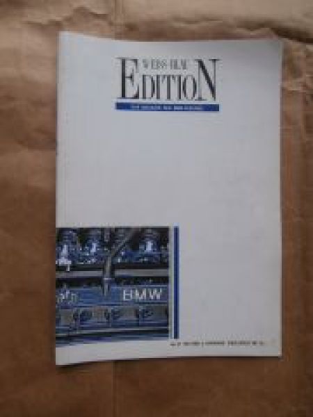 Edition Weiss Blau Nr.31 Mai 1990 Coupés Poster mit E31,
