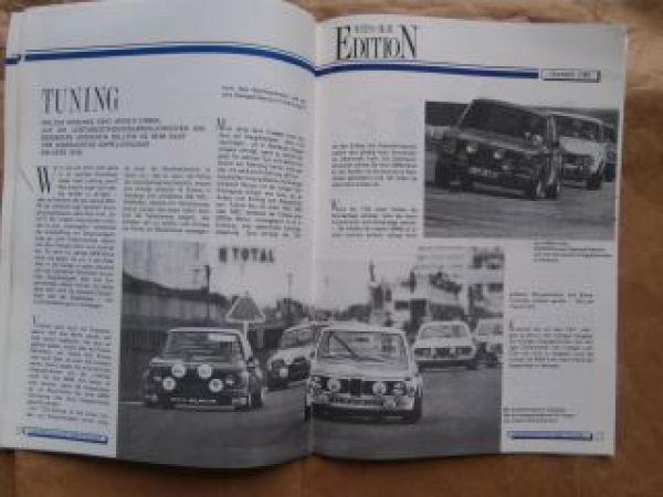 Edition Weiss Blau Nr.31 Mai 1990 Coupés Poster mit E31,