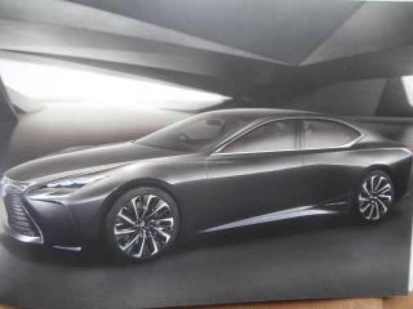 Lexus LC 500h LF-FC Concept Genf Motorshow 2016 Prospekt