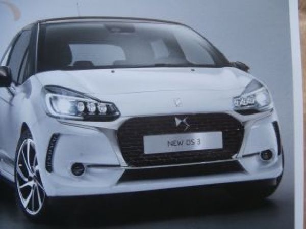 Citroen New DS3 + Cabrio & Performance 2016 Prospekt