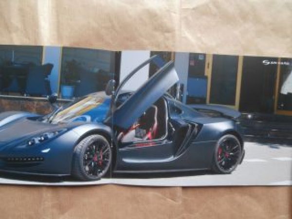 Sin Cars R1 GT4 Englischer Prospekt UK 2016 NEU