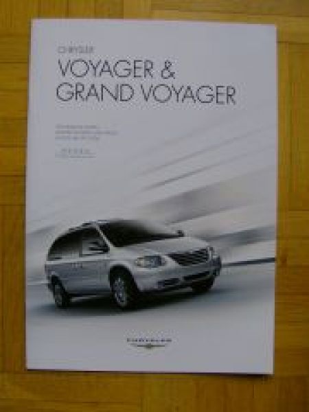 Chrysler Voyager & Grand Voyager Preisliste 9/2006 NEU