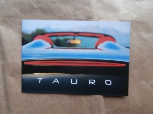Tauro V8 Spider Spanien Prospekt Brochure Englisch NEU