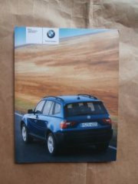 BMW X3 2.0i 2.5i 3.0i 2.0d 3.0d E83 Italienisch Anleitung 8/2005
