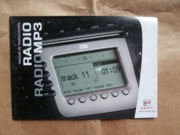 Seat Radio MP3 Spanische Anleitung Februar 2007