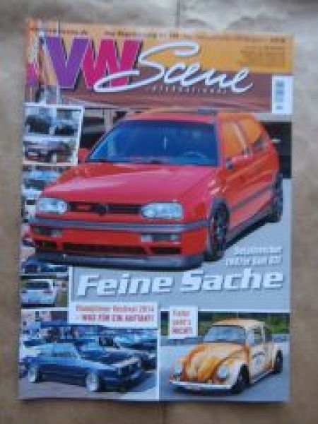 VW Scene 7/2014 97er Golf3 GTi,56er T1 Krankenwagen,40 Jahre Pas