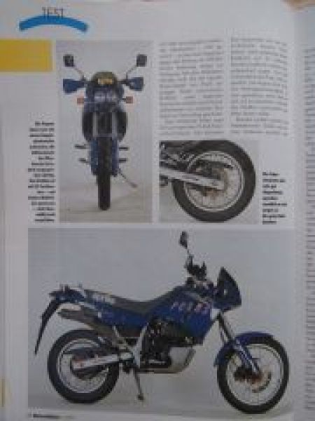 Motorradfahrer 1/1991 Yamaha SR5009,TR1,Aprilia Pegaso,Dnepr MT8