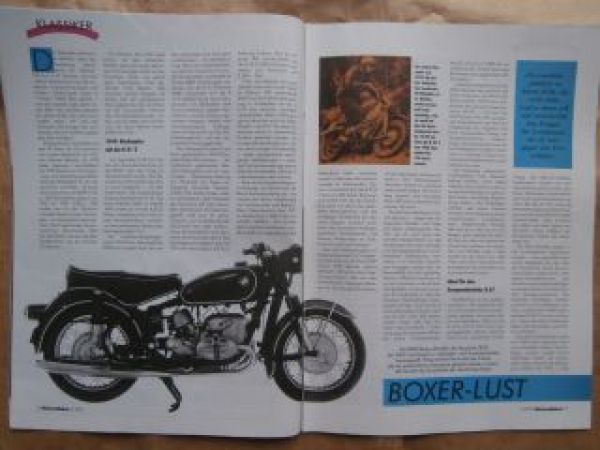 Motorradfahrer 5/1990 Yamaha XT600E, BMW-Boxer R50-R69,