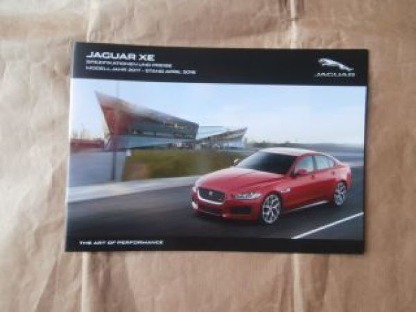 Jaguar XE +R-Sport +S Mdj. 2017 April 2016 NEU