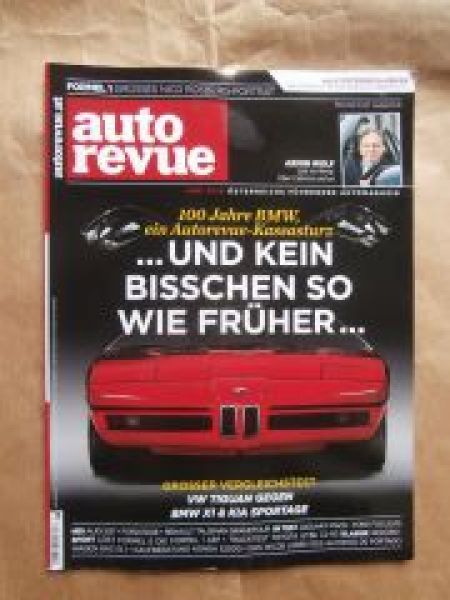 auto revue 6/2016 100 Jahre BMW,Ford Edge, Renault Talisman