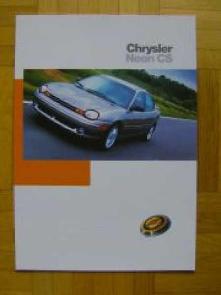 Chrysler Neon CS Prospekt 1998 NEU