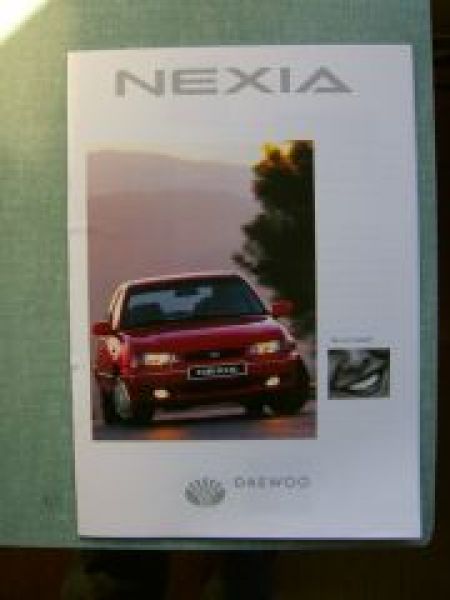 Daewoo Nexia 1996 Prospekt NEU
