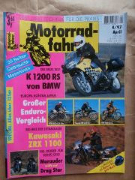 Motorradfahrer 4/1997 BMW K1200RS, VG: KTM 620 LC4 LSe vs.