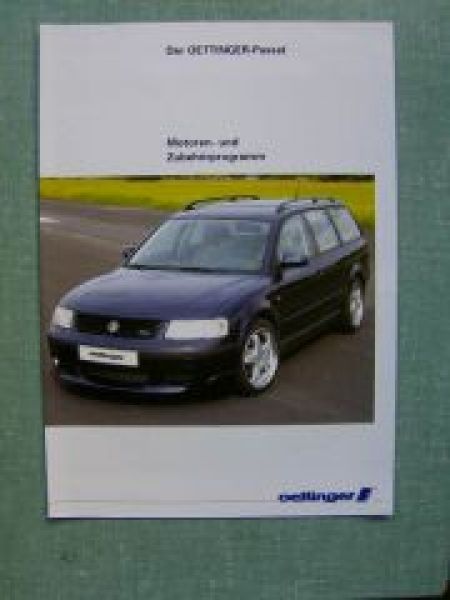 Oettinger VW Passat Motoren&Zubehörprospekt 3/1998 NEU