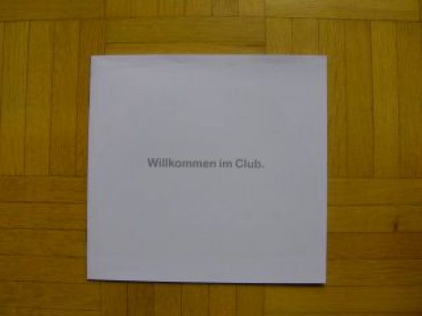 BMW Willkommen im Club 635d E63 Coupe E64 Cabriolet Prospekt 2/2