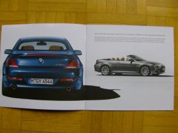 BMW Willkommen im Club 635d E63 Coupe E64 Cabriolet Prospekt 2/2