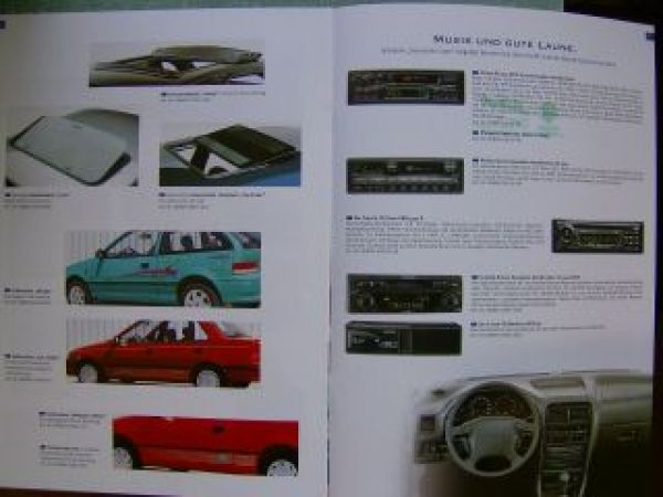 Suzuki Swift Original Zubehör Prospekt 9/1998 NEU