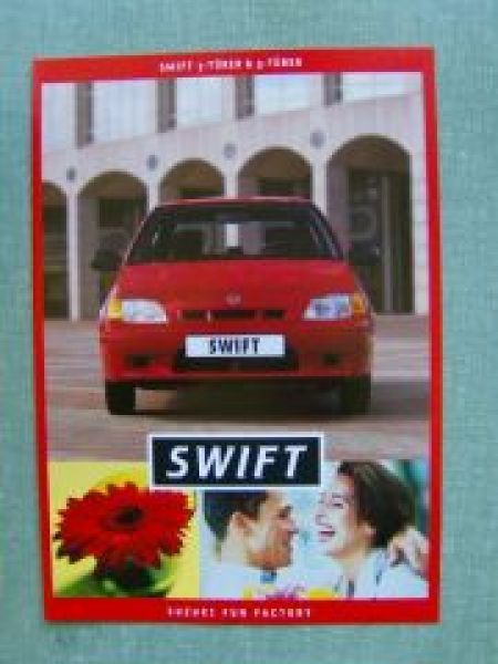 Suzuki Swift Prospekt 3-türer & 5-türer 9/1999 NEU