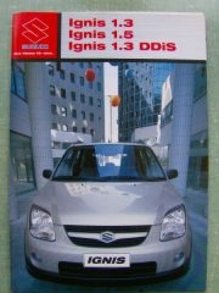 Suzuki Ignis Prospekt 4/2003 +Preisliste NEU