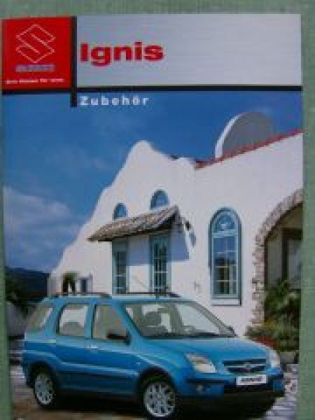 Original Druckausgabe Suzuki Ignis Zubehör Katalog im Februar 2017 :  Autoliteratur Höpel