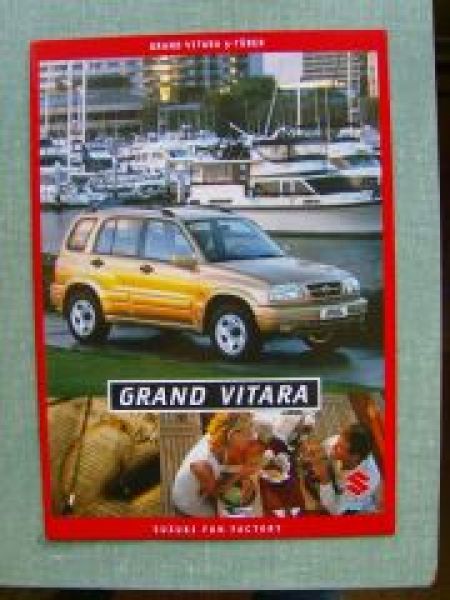 Suzuki Grand Vitara 5-türer Prospekt 9/1999 NEU