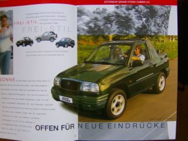 Suzuki Grand Vitara Cabrio & Limousine 2.0 Prospekt  2/2001