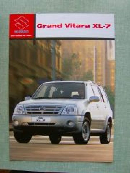 Suzuki Grand Vitara XL-7 Prospekt 8/2003 NEU