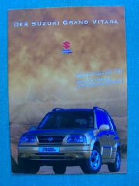 Suzuki Grand Vitara V6 2.5 und 2.0 TD 8/1998 NEU
