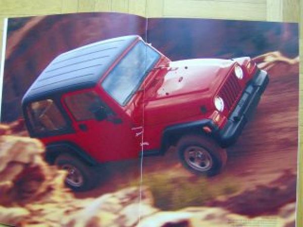 Jeep Wrangler Prospekt 9/1999 NEU