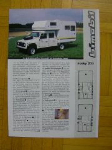 bimobil Husky 235 Land Rover Defender Prospekt NEU