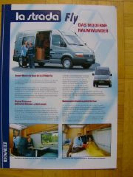 la strada Fly Renault Master Prospekt 9/1999 NEU