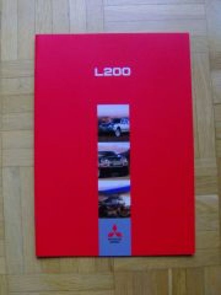 Mitsubishi L200 Prospekt 12/2002 NEU