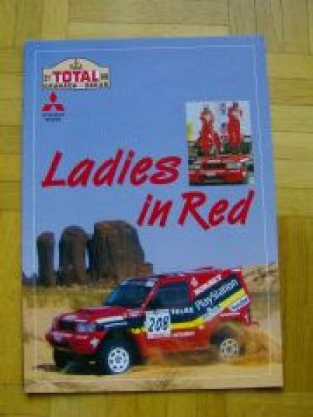 Mitsubishi Ladies in Red Granada Dakar Rallye Pajero 1999