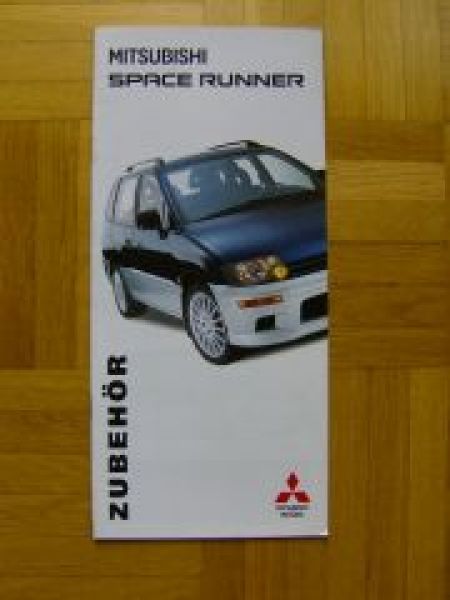 Mitsubishi Space Runner Zubehör Prospekt 9/1999 NEU