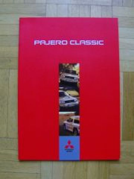 Mitsubishi Pajero Classic Prospekt 4/2003 NEU