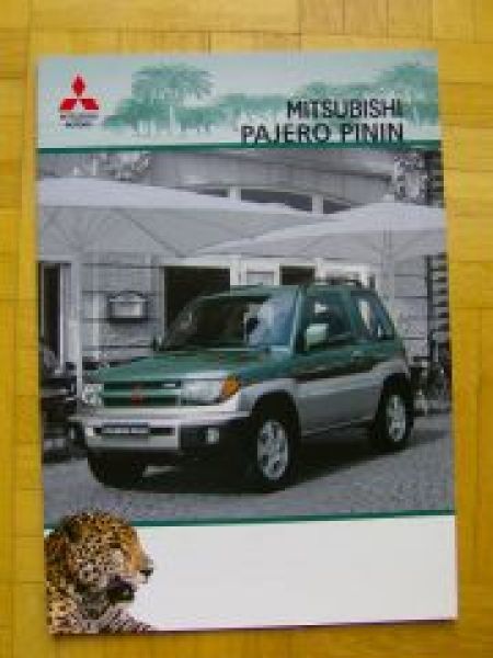 Mitsubishi Pajero Pinin Prospekt 5/2000 NEU