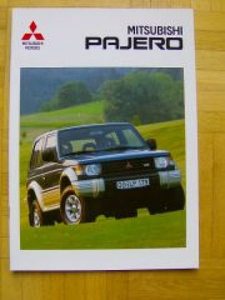 Mitsubishi Pajero Prospekt 3/1996 NEU