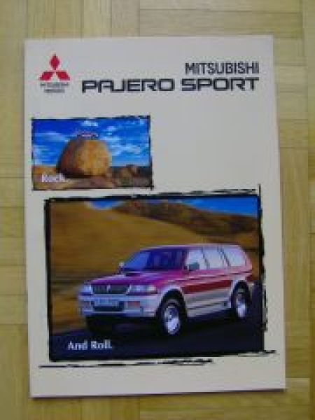 Mitsubishi Pajero Sport Prospekt 4/1999 NEU