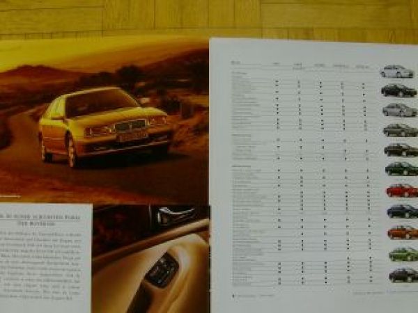 Rover Serie 600 Prospekt 618i-620Si Lux 1/1998 NEU