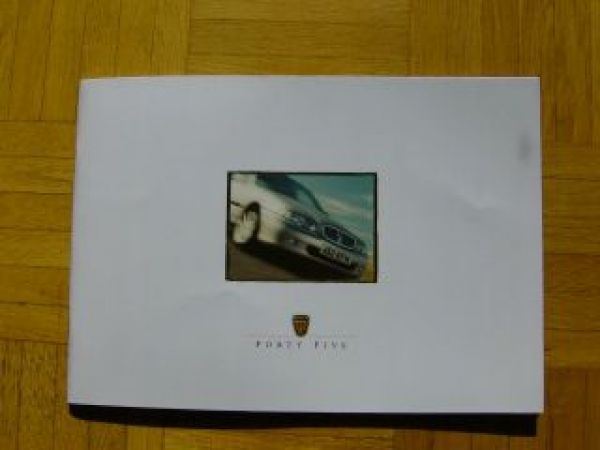 Rover 45 Prospekt Mappe 1/2000 NEU Typ RT