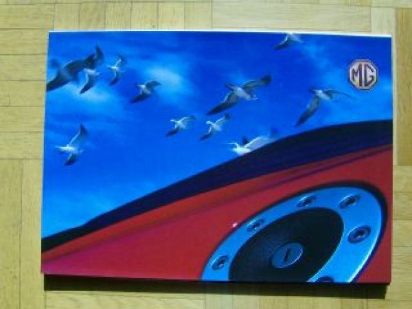 MG F Prospekt Mappe 1999 +Kollektion Accessories Typ RD