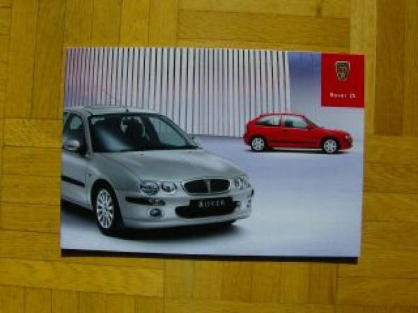 Rover 25 Prospekt 12/2003 NEU Typ RF