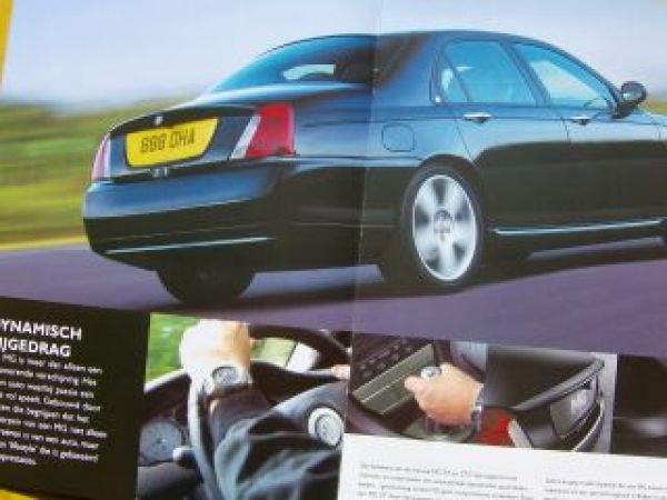 Rover MG ZT ZT-T Niederlande Prospekt 2004 NEU