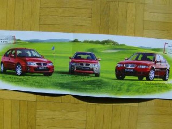 Rover Special Edition PGA 25 45 +Streetwise 10/2004 Prospekt