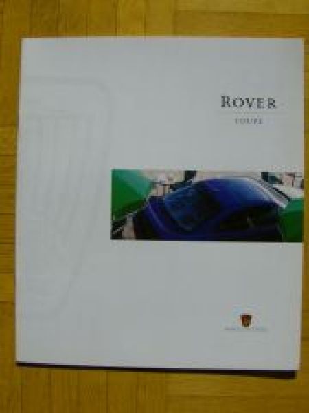 Rover Coupe Prospekt UK Englisch 1996 NEU