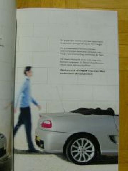 Rover MG TF Prospekt 3/2002 NEU