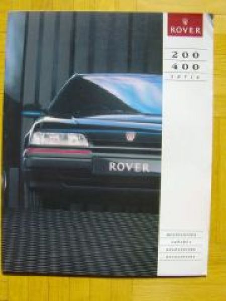 Rover 200 400 serie Zubehör Prospekt Rarität