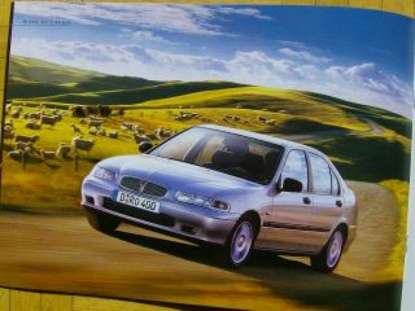Rover Die Marke.Die Modelle Gesamtprospekt 6/1998+Preise