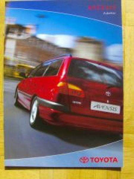 Toyota Avensis Zubehör Prospekt 11/2000 NEU