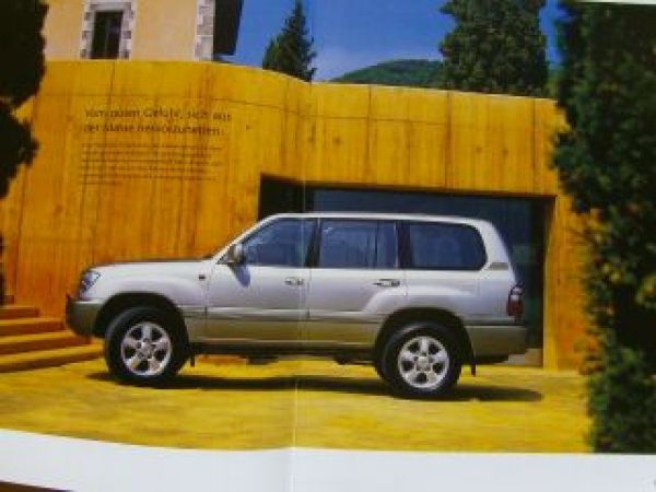 Toyota Land Cruiser 100 Prospekt +Preisliste 11/2004 NEU